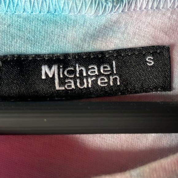 MICHAEL LAUREN tie dye t-shirt dress - Picture 2 of 3